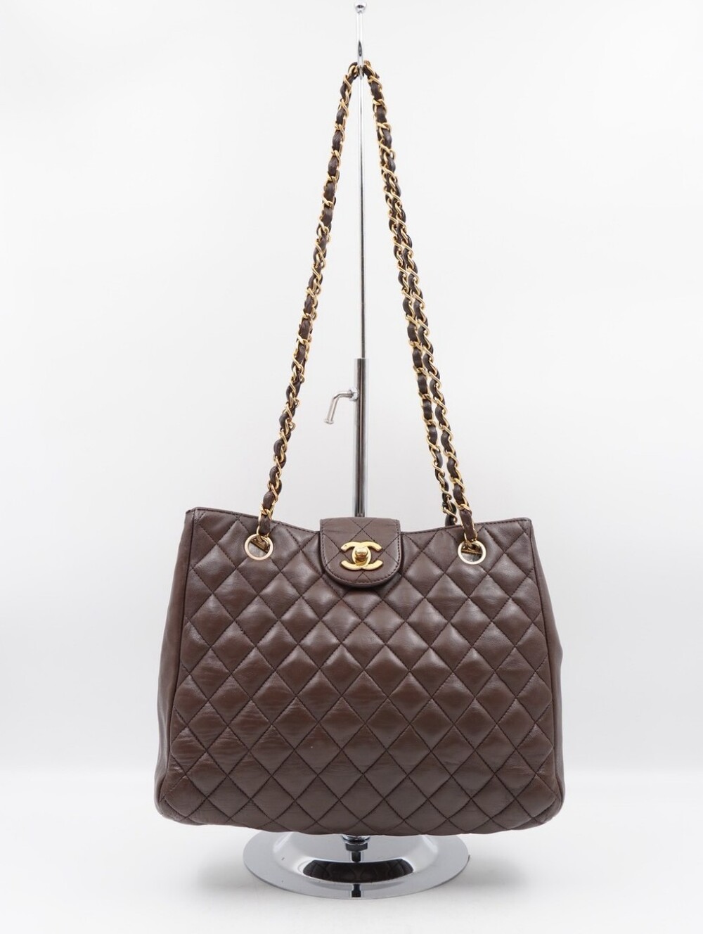 CP34 💟 Chanel Vintage Quilted Shoulder Bag